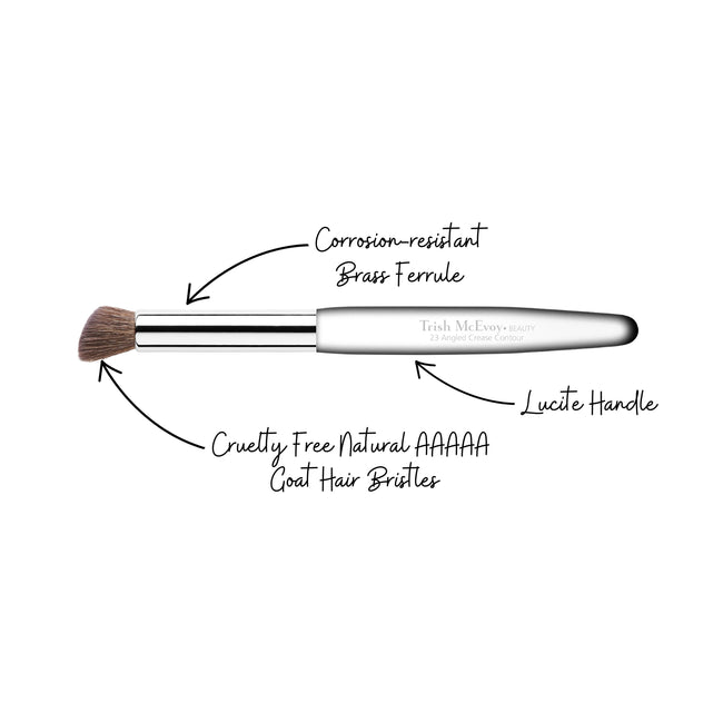 Brush 23 Petite Angled Crease Contour